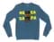 Neenga Romba Sappaa Phigru Men/Unisex Long Sleeve T-Shirt in Indigo Blue Color